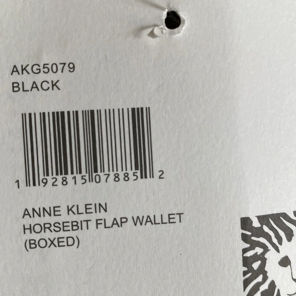 Anne Klein Embellished Horsebit Flap Wallet